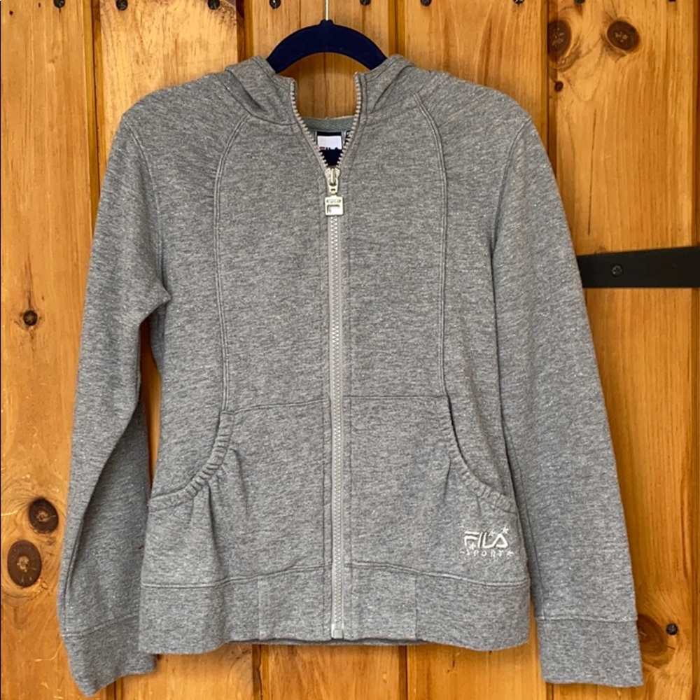 Fila Sport Gray Hoodie Sweatshirt